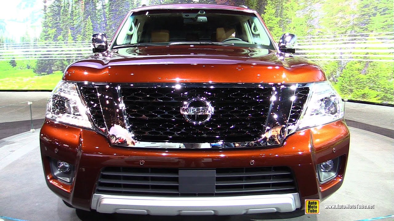 2017 Nissan Armada - Exterior and Interior Walkaround - Debut at 2016 Chicago Auto Show