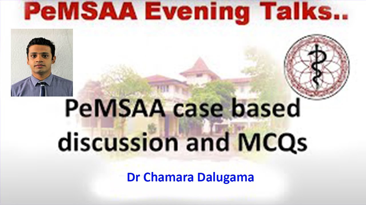 PeMSAA Lecture series | 2021.09.29 | Dr Chamara Dalugama