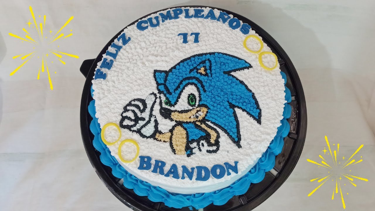 🦔🎇Pastel Temático de SONIC 🏁💨 | Decoración Fácil para Fiestas🎇🦔
