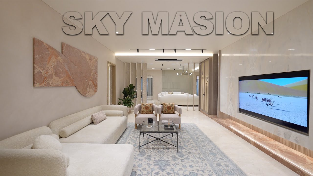 TOURING THE BEST 4 BHK SKY MANSION IN HYDERABAD | HI-TECH CITY #luxuryhomes