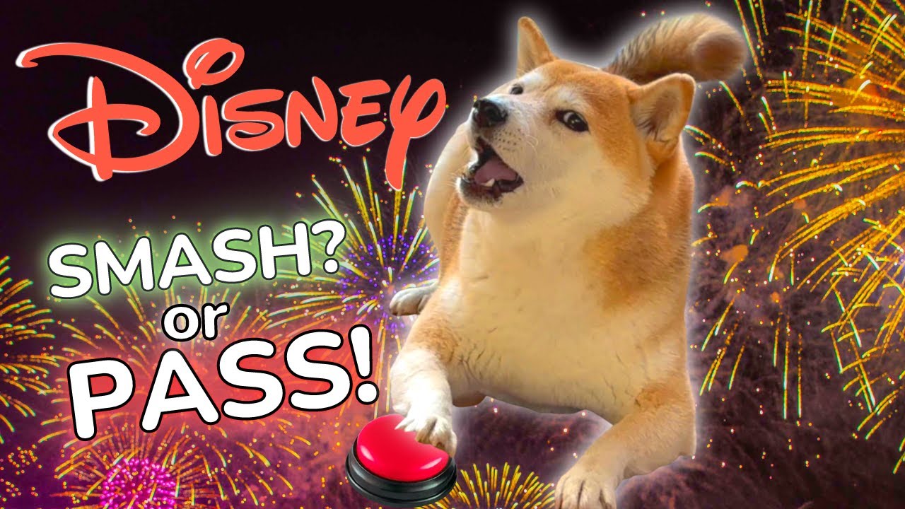 Smash or Pass: Dog rates Disney Dogs (using talking buttons)