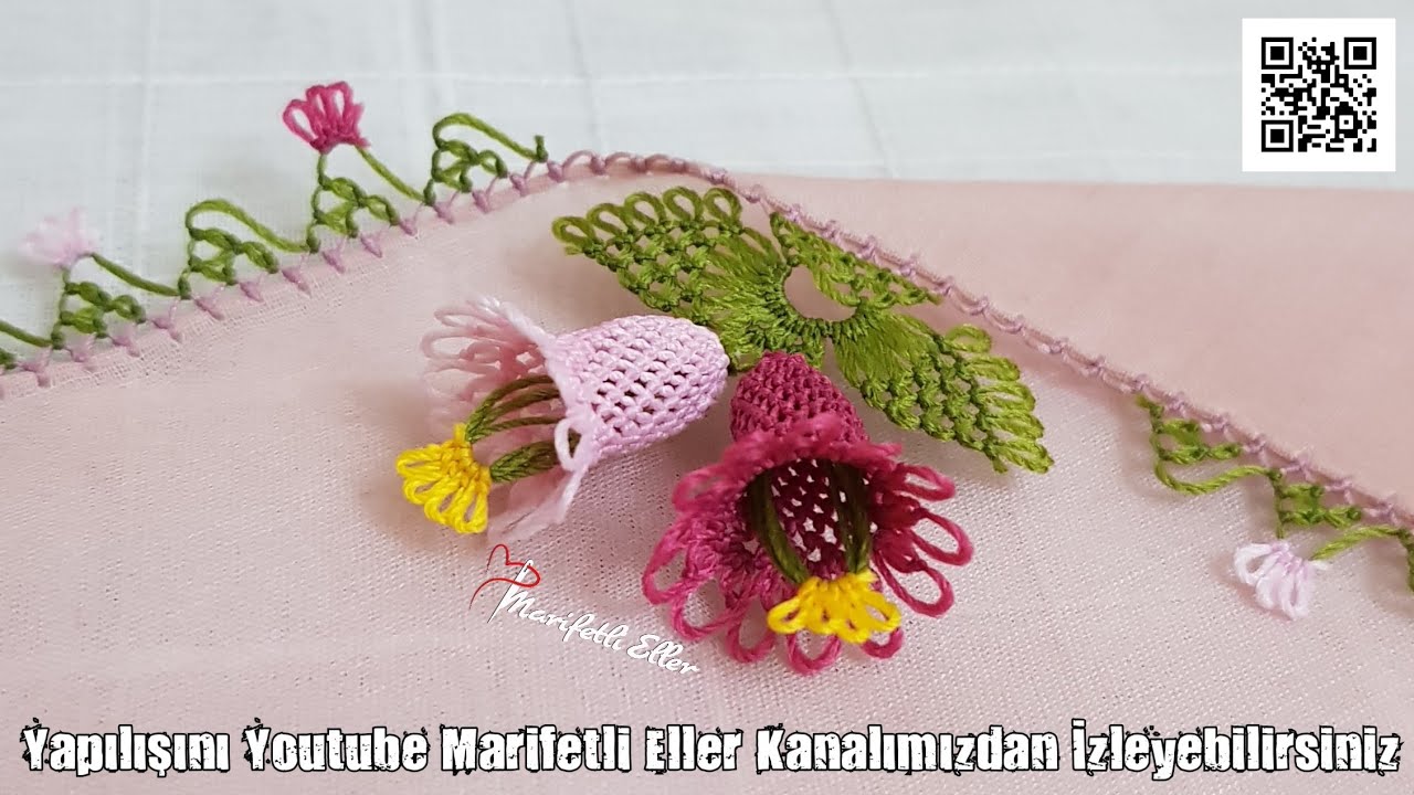 İğne Oyası Çan / Zil Çiçeği Anlatımlı Yapılışı | 34. Model