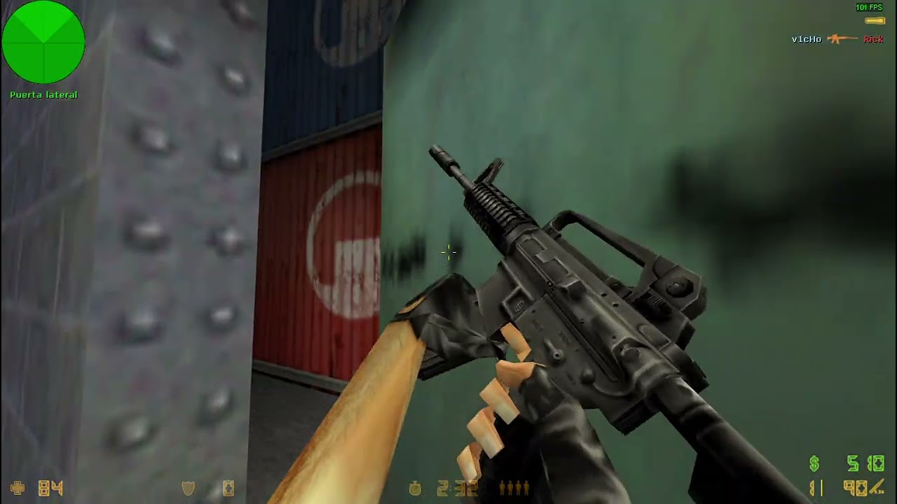 1vs10 (BOTS-Normal) - cs_assault #counterstrike #gameplay #fps #pc #bots #normal