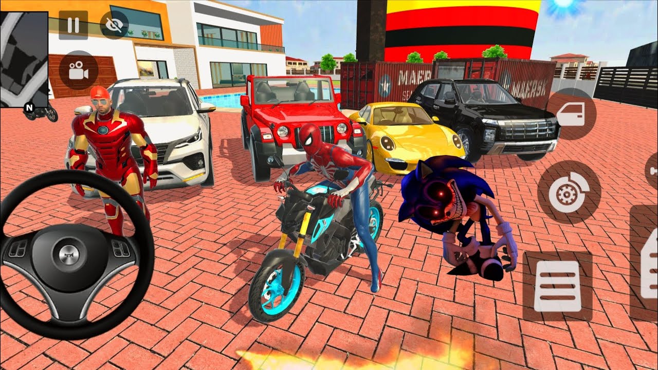 🎮 Franklin order by 🥳 Sqaid game & Spiderman Car Simulator🥰 3D Gameplay Video Theft Auto simulator 🎮