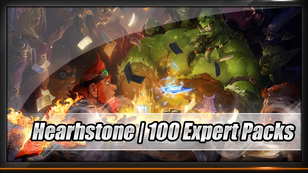 [Hearthstone] - 100 Expert Packs - Livestream Highlight