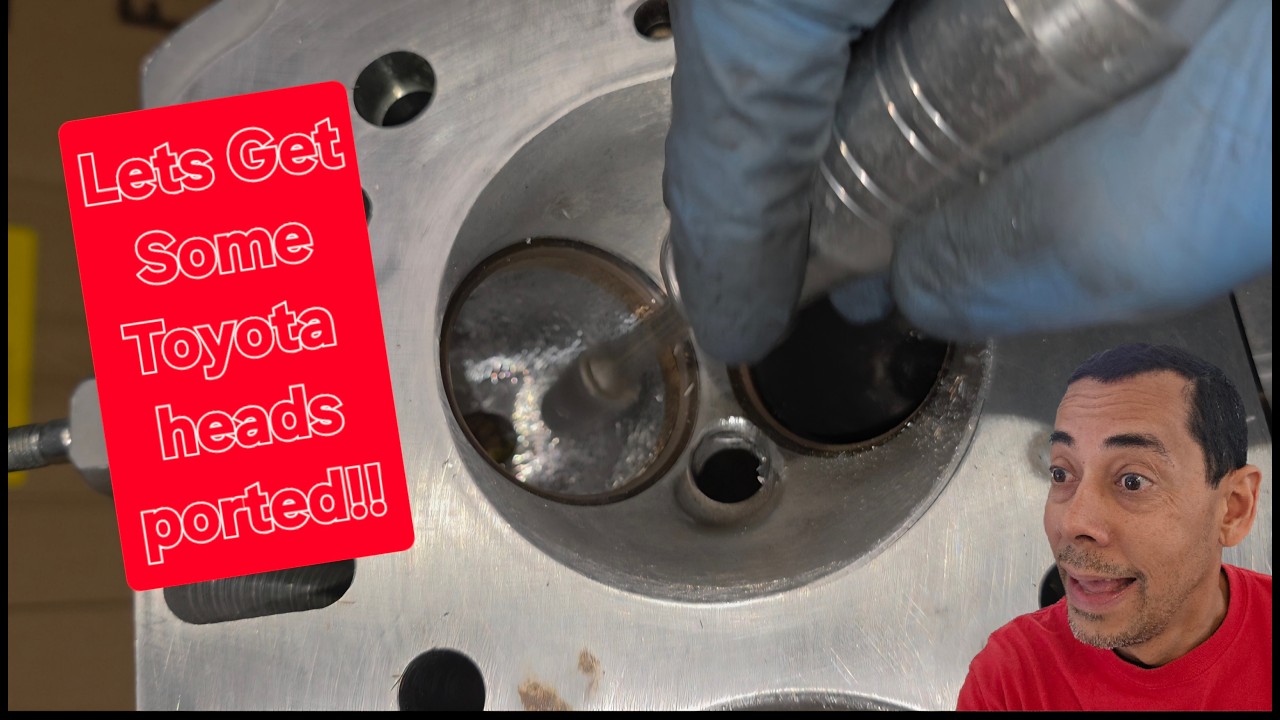 Porting some Toyota Cylinder heads!!