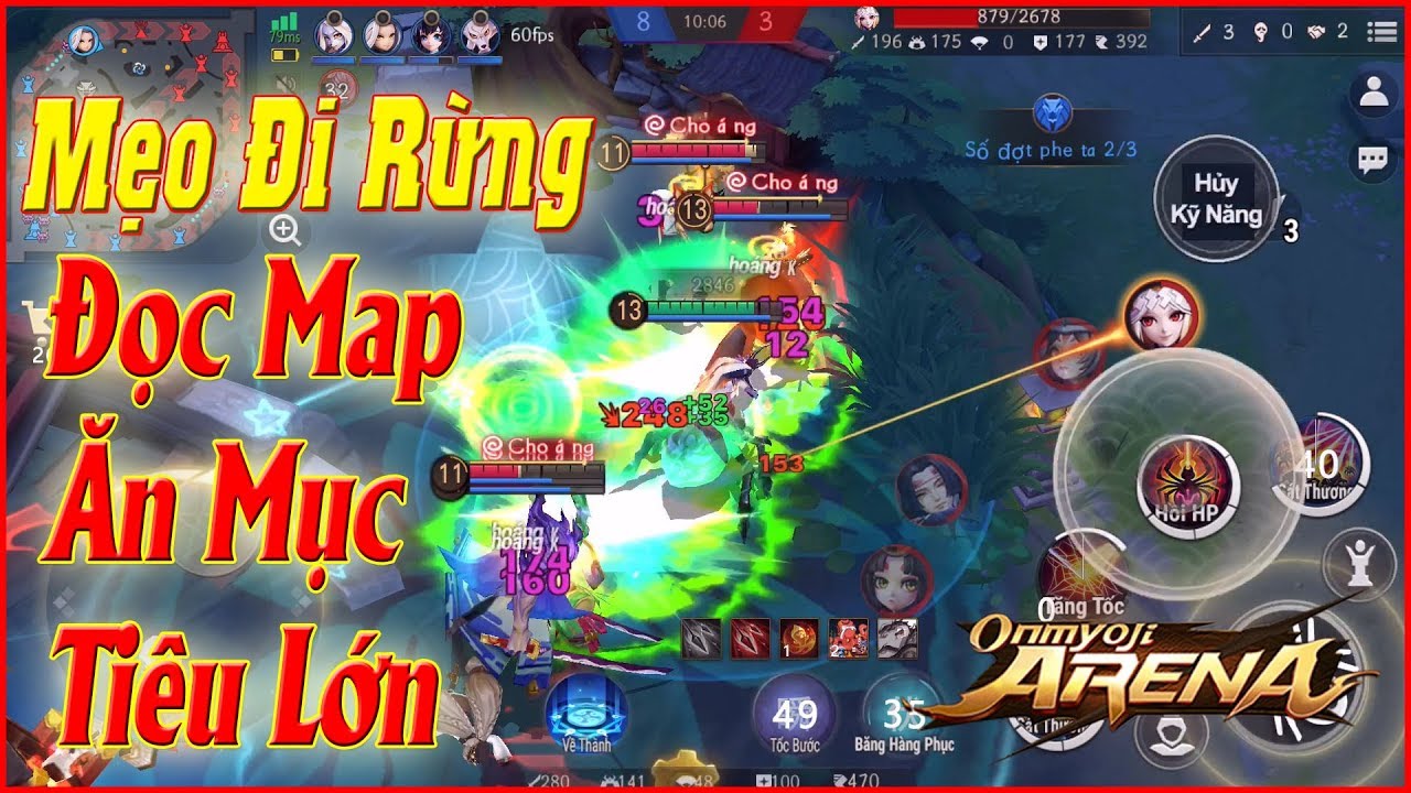 🌸Onmyoji Arena: Kỹ Năng Đi Rừng Di Chuyển Không Lỗi Cho Người Mới Chơi Leo Rank Cao