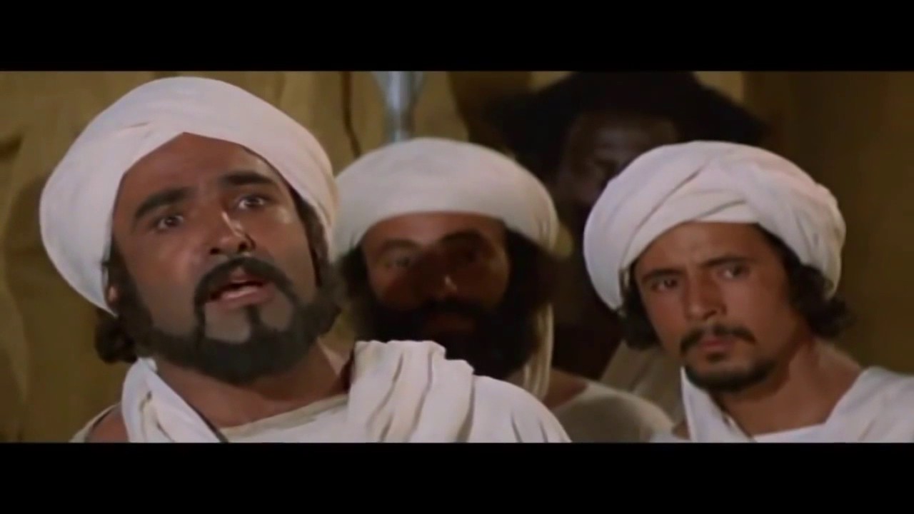 النجاشي وسيدنا جعفر بن أبي طالب من فيلم الرسالة The Massege ᴴᴰ