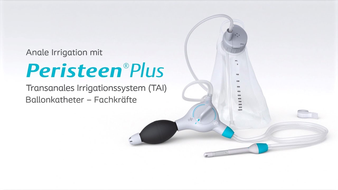 Anale Irrigation mit Peristeen® Plus Ballonkatheter - Fachkräfte