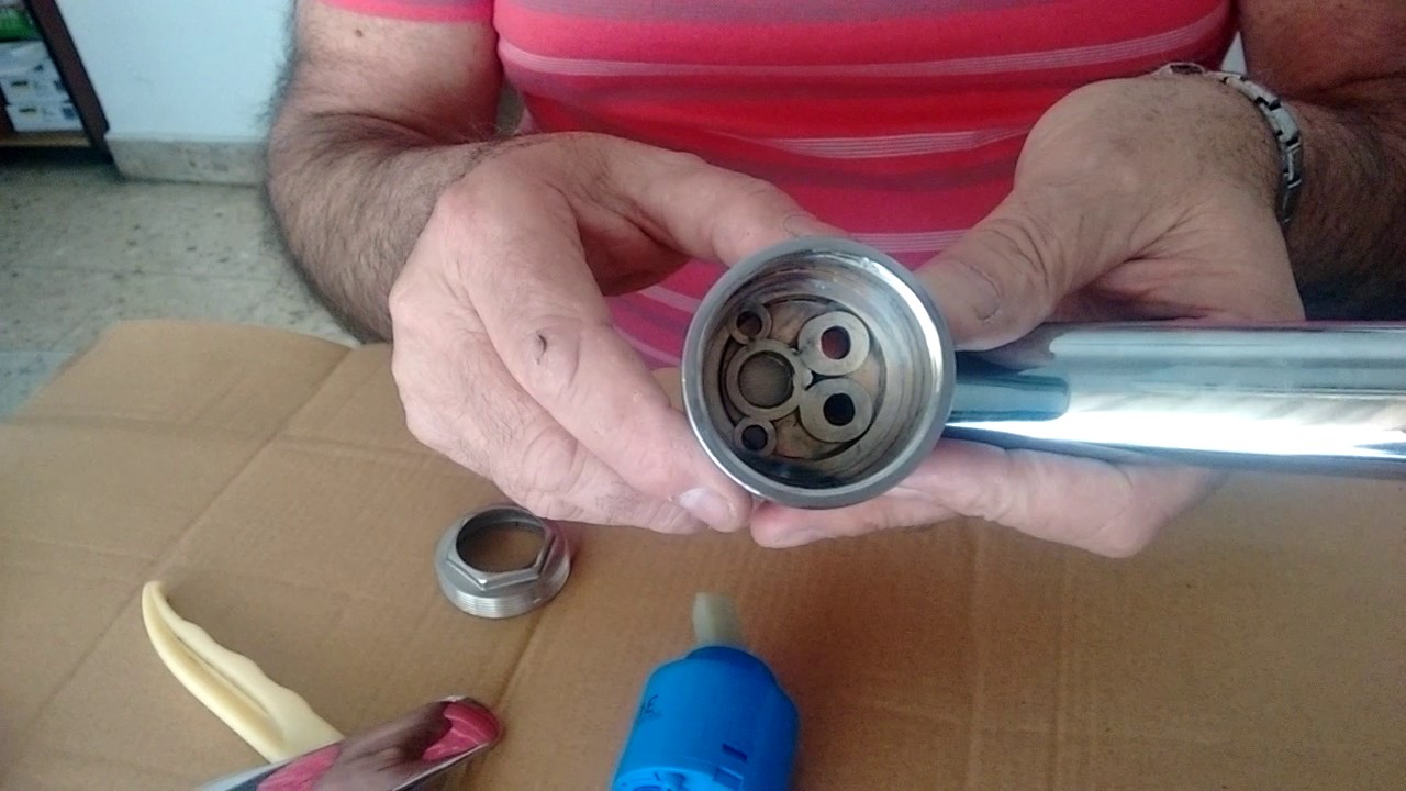 Reajuste de cartucho para grifería monocomando