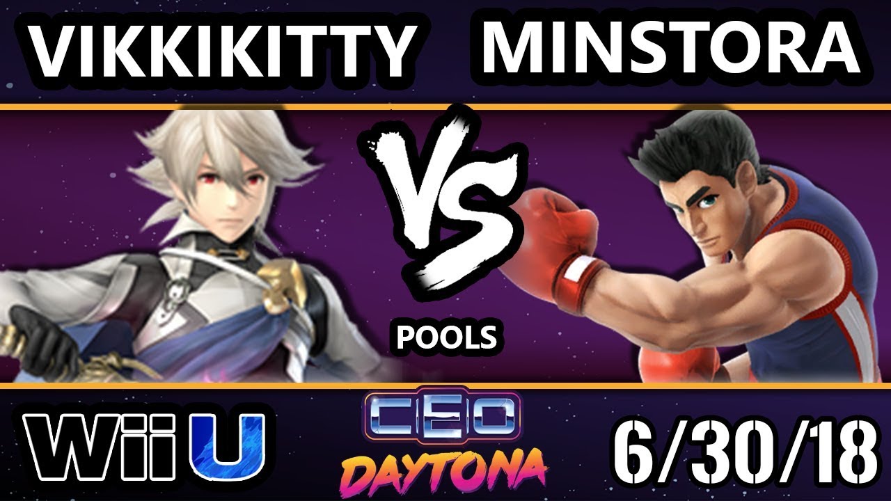 CEO 2018 Smash 4 - Vikkikitty (Corrin) Vs. GOTE | Minstora (Little Mac) Wii U - Pools