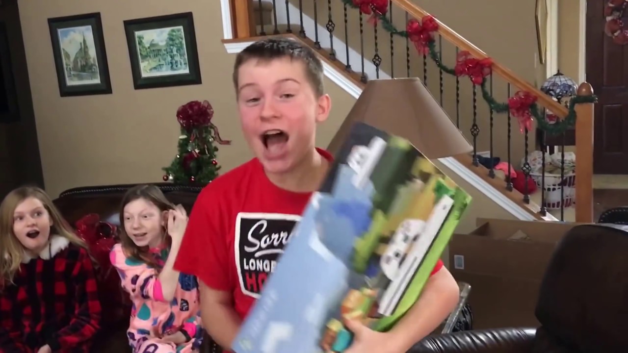 Aidan getting his Xbox One