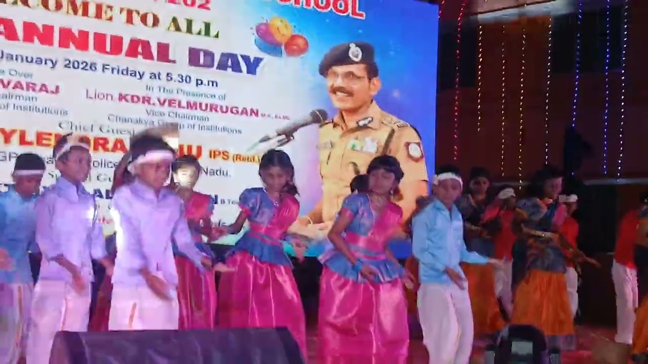 Chanakia matriculation school annual day celebration my daughter zoya.. #function 