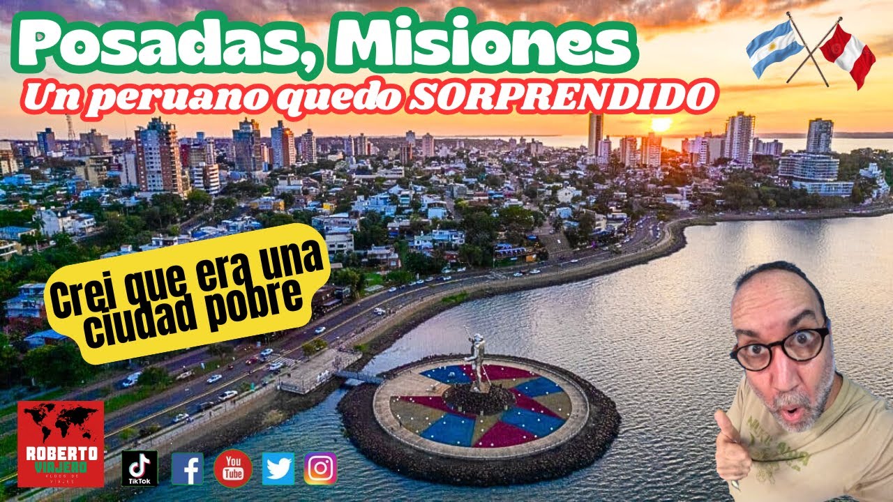 Un peruano quedo sorprendido con Posadas en Misiones Argentina.