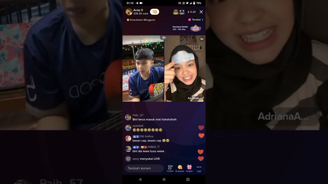 Acaps…. bini dia dah masuk ..parahhh😂