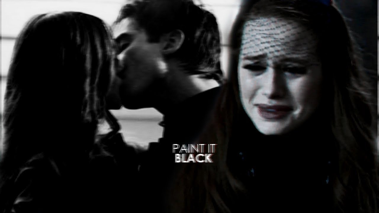 damon & katherine [+cheryl] | paint it black