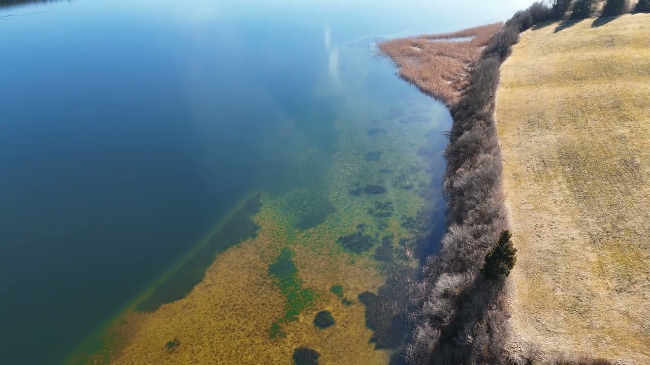 Saint Point Lac France _ survol avec drone