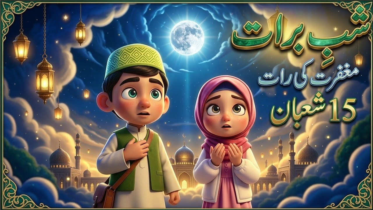 شبِ برات 🌙 | Woh Raat Jab Allah Maaf Farmate Hain | Shab-e-Barat Story for Kids