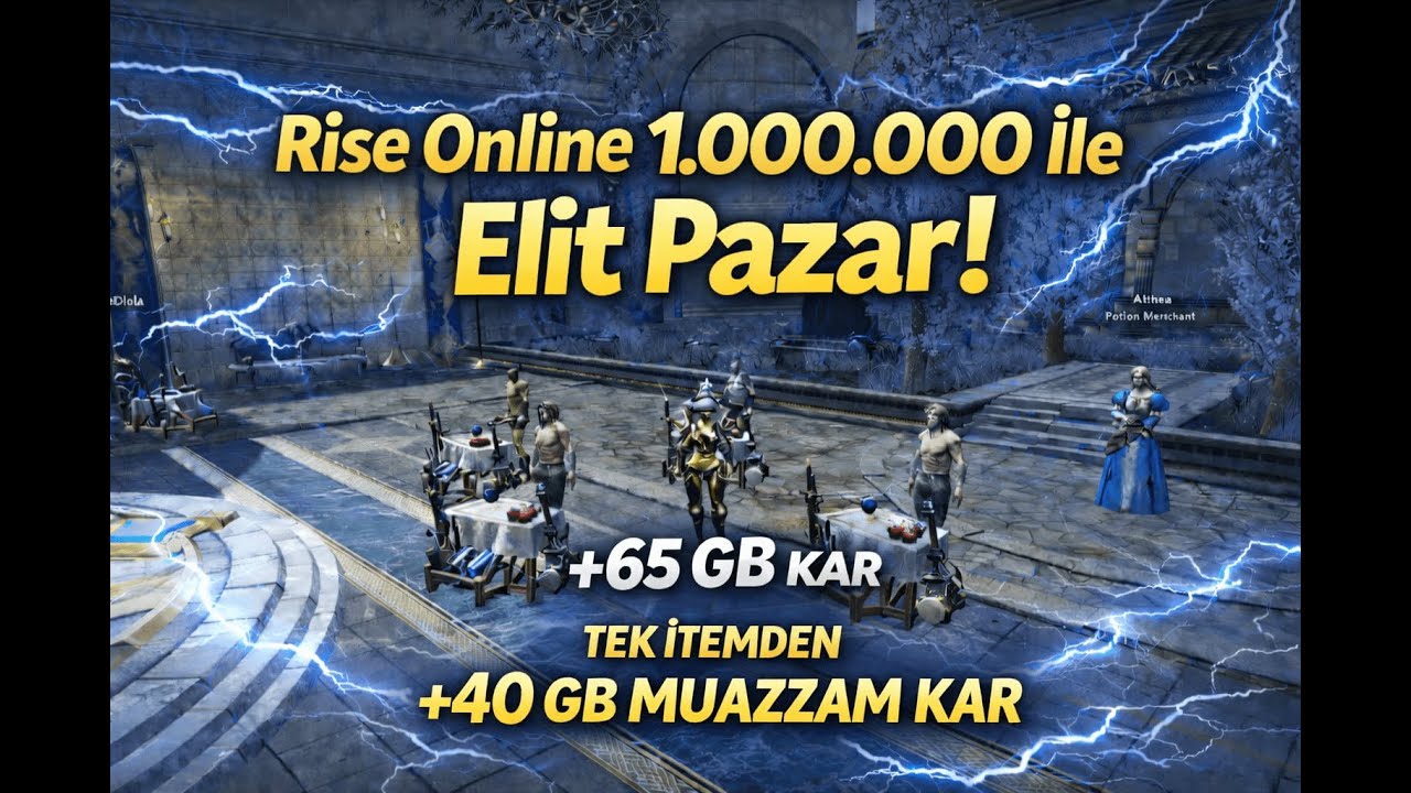 Rise Online Elit Pazar Bölüm 6 / Bu Elit Ticaretine Ben Bayıldım !!!