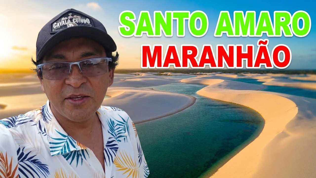 Continuamos visitando os lençóis maranhense em Santo Amaro do Maranhão