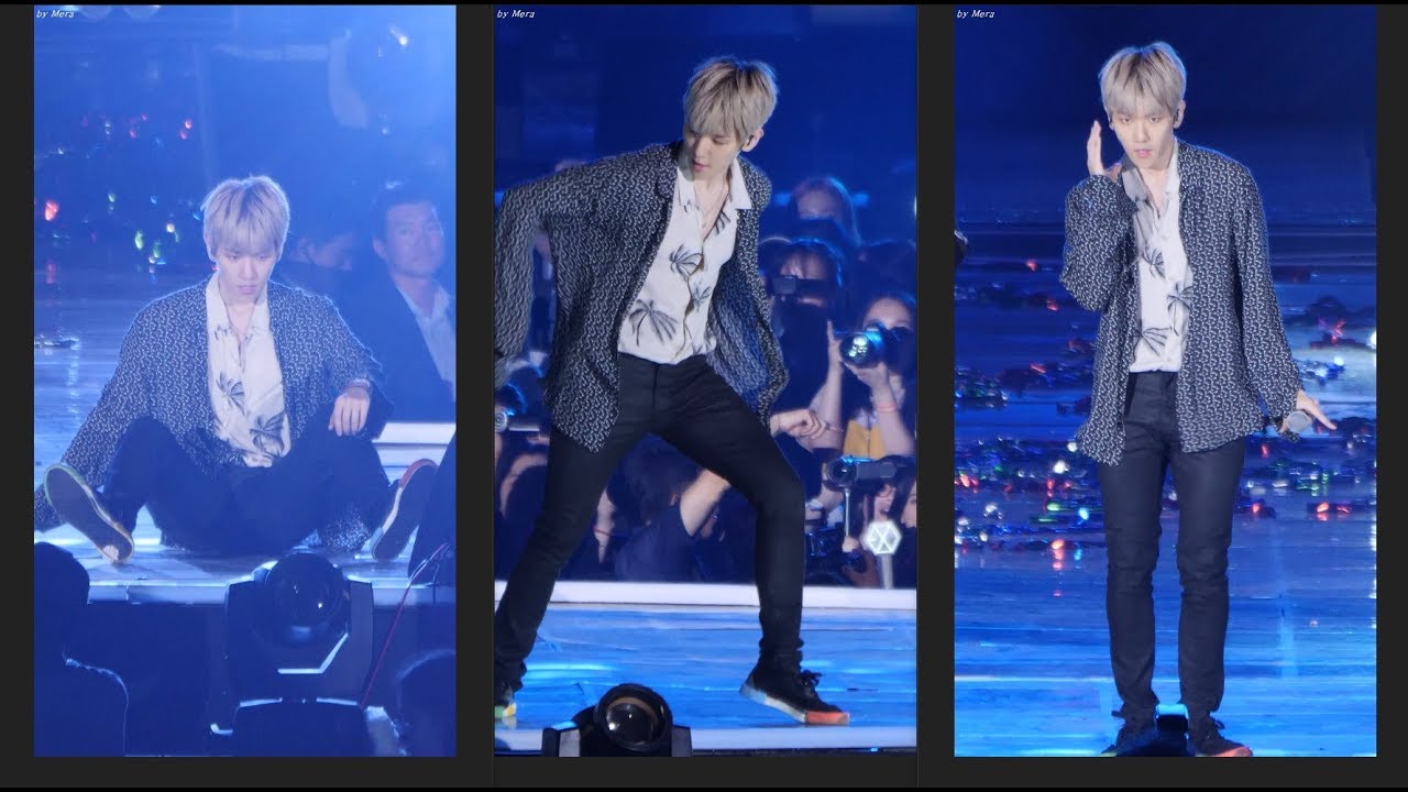 180623 엑소 (EXO) 파워 (POWER) [백현] BAEKHYUN 직캠 Fancam (2018롯데패밀리콘서트) by Mera