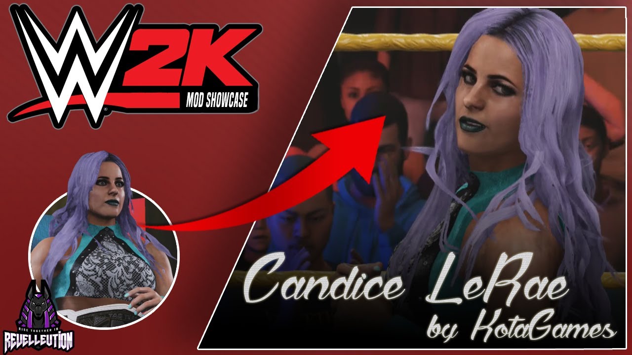 WWE 2K Mod Showcase: Candice LeRae Update Mod! #WWE2KMods #WWE #CandiceLeRae