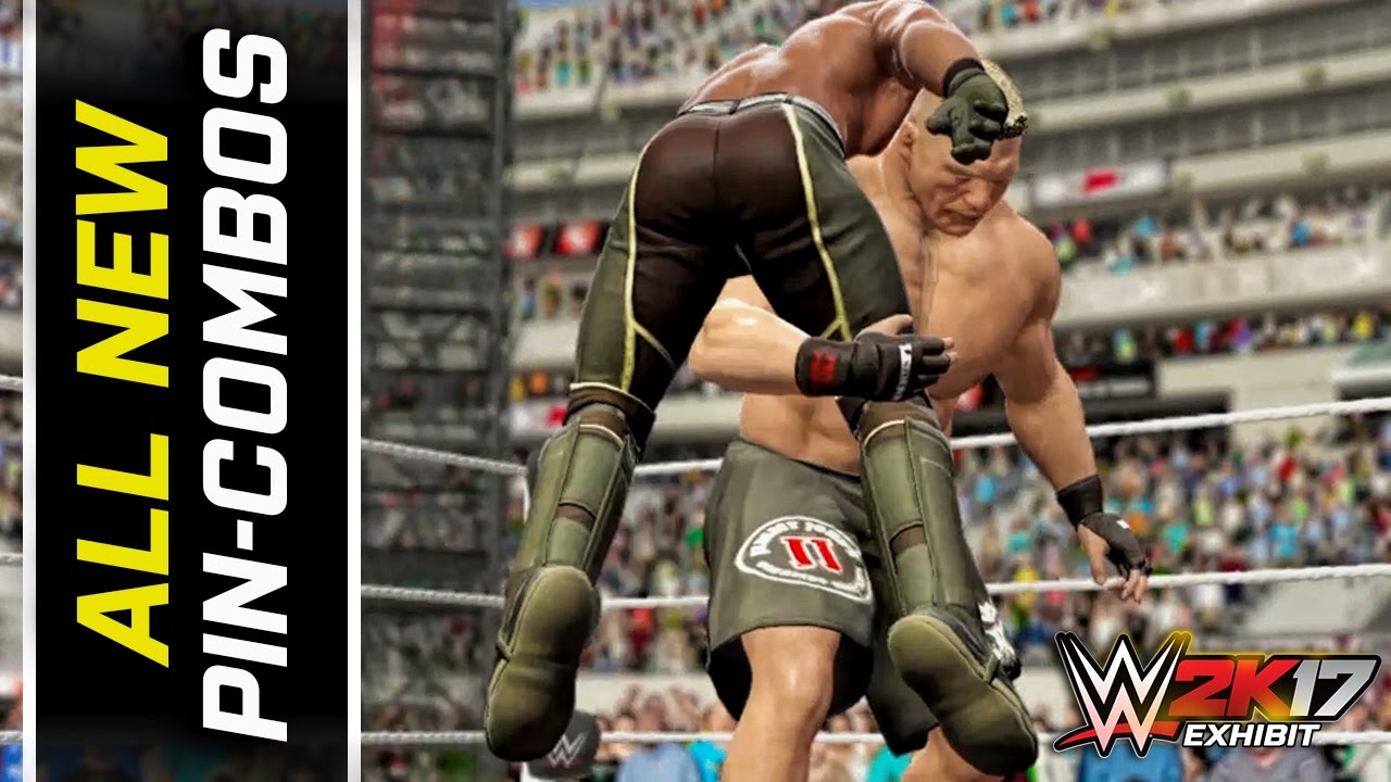 Every New Pin-Combo! in the game (Animations) | WWE 2K17
