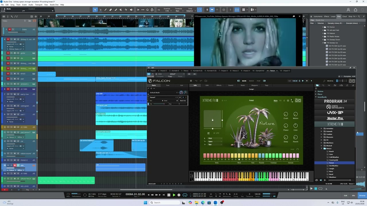 Britney Spears - Stronger (breakdown part) recreation