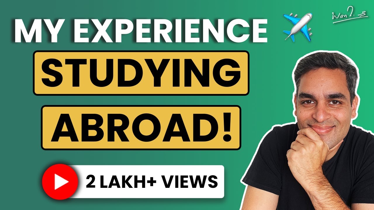 How I got 100% scholarship to study abroad | Ankur Warikoo Hindi Video