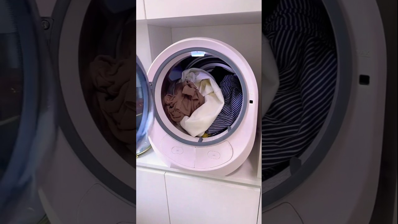 Laundry Anywhere! Portable Clothes Dryer Ideal For Small Spaces #shorts