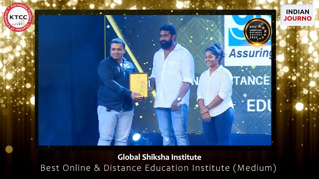 Global Shiksha Institute received the KB Awards for Best Online & Distance Education Institute! 🏆