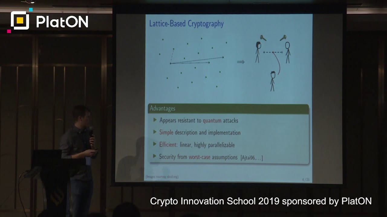 Chris Peikert's lecture at Crypto Innovation School 2019