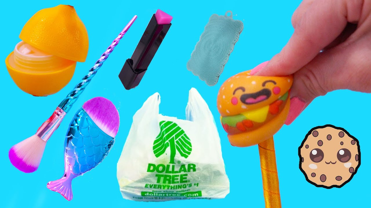 Lipstick + Makeup Brushes Beauty Finds at the Dollar Tree Store - Haul Video