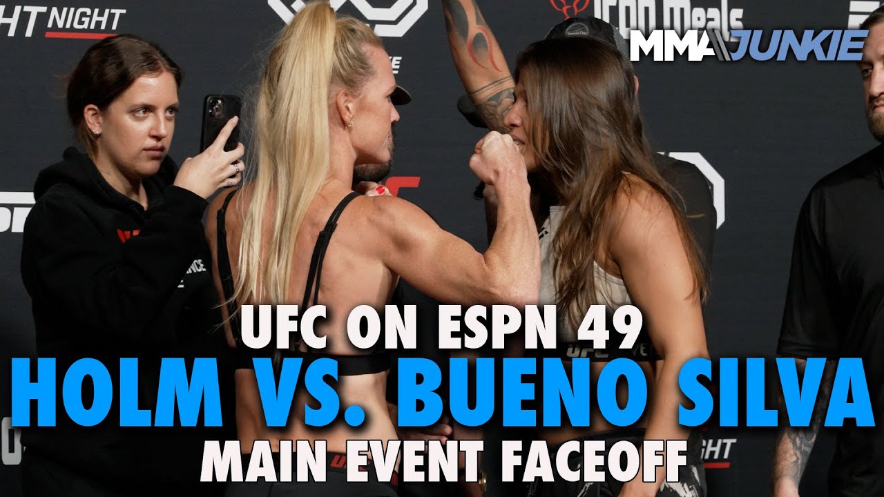 Holly Holm vs. Mayra Bueno Silva Final Faceoff Before UFC on ESPN 49