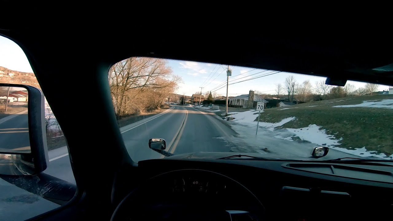 POV ATS live from Beauceville to Ste Marie, Quebec, Canada  Aut.173 - Freightliner Cascadia 2020