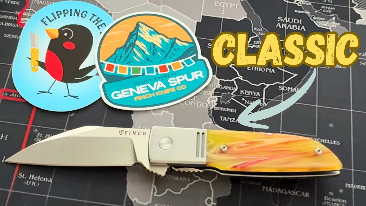 Нож Finch Knife Co. Geneva Spur | Классический внешний вид, современный вариант для повседневного...