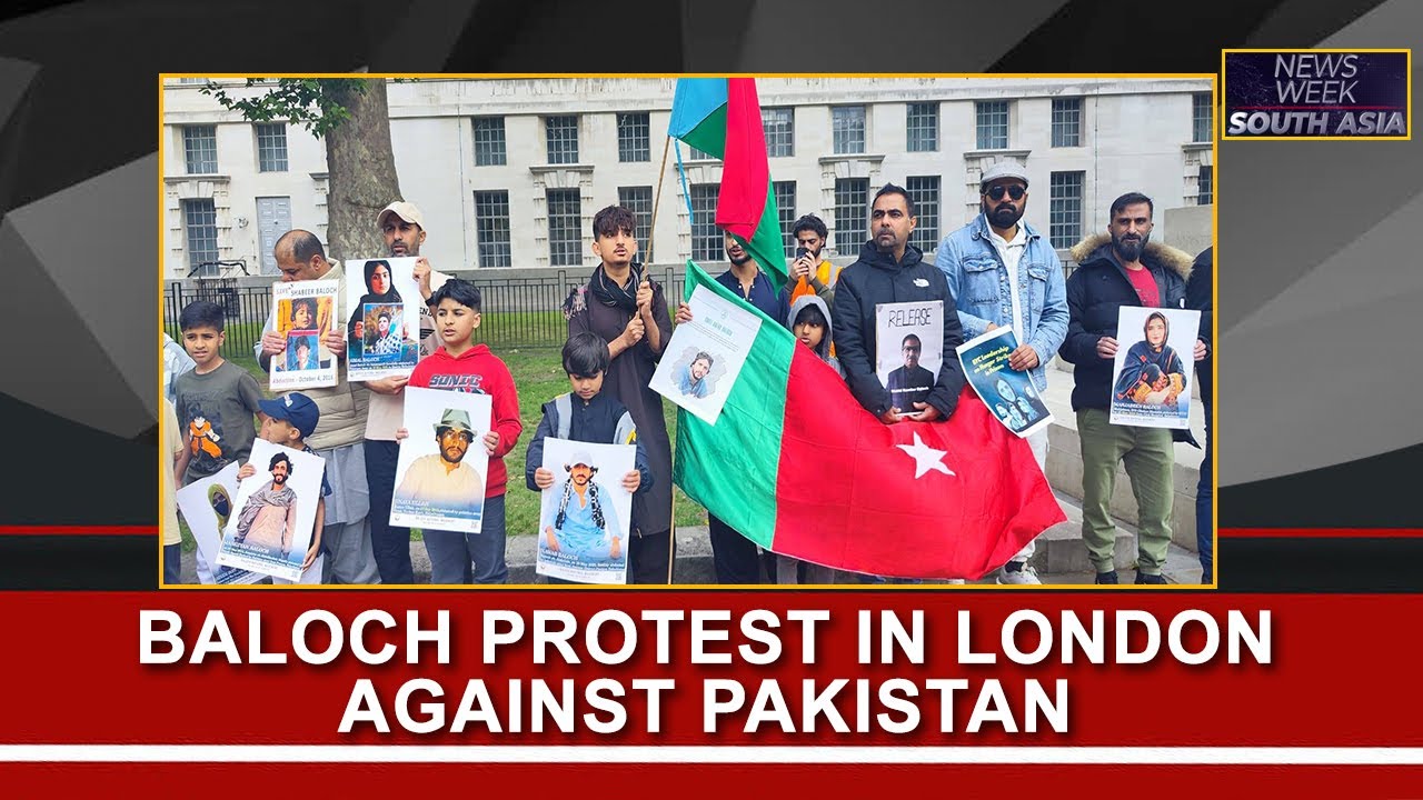 Baloch Activists Protest in London, Demand Global Intervention Against Pakistan&rsquo;s War Crimes