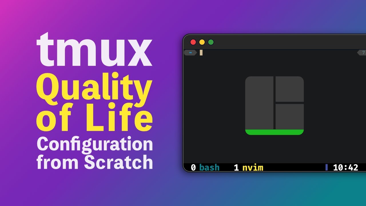 Unleash Your Terminal's Full Potential | tmux from scratch