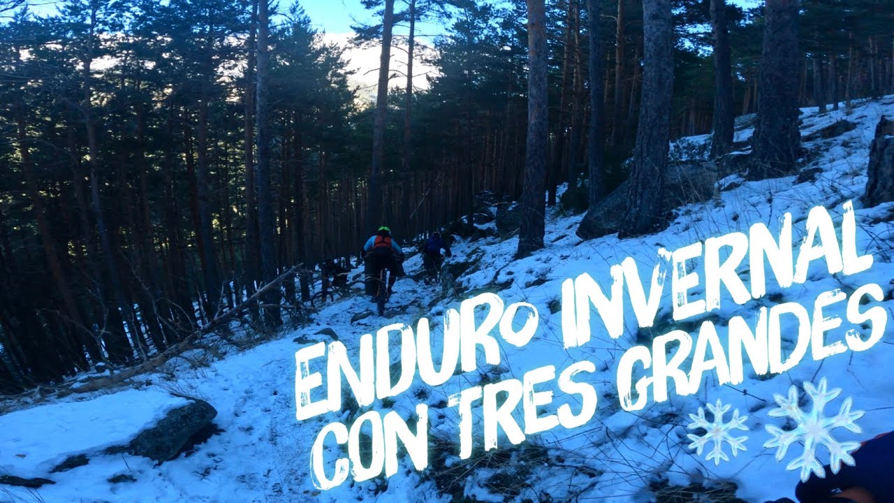 🚵&zwj;♀️ 🗻 Enduro en la nieve 🔺 | con Bikernautas, Lcvmtb y Living Enduro | Enduro MTB | OCCAM