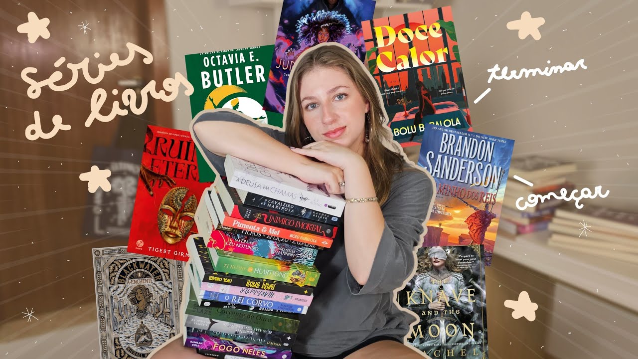 todas as séries de livros que quero continuar, terminar ou começar (e abandonar)