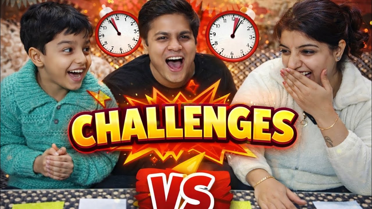 Crazy Challenges with Family | Full Masti 🤣