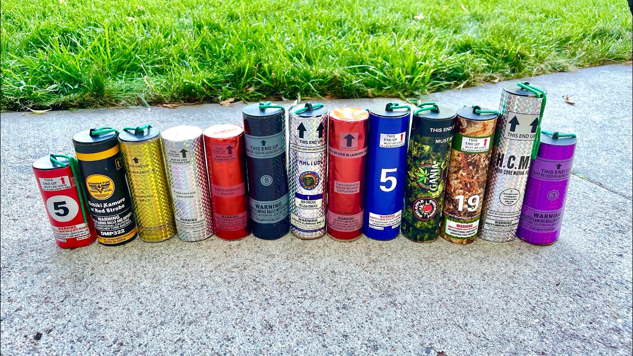 2024 Firework Canister Shell Comparison