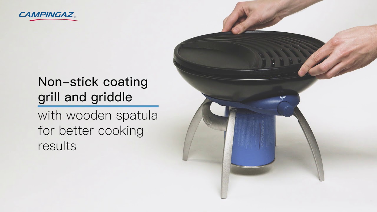 Campingaz Party Grill® with multiple cooking options - grilling, frying or using as a stove