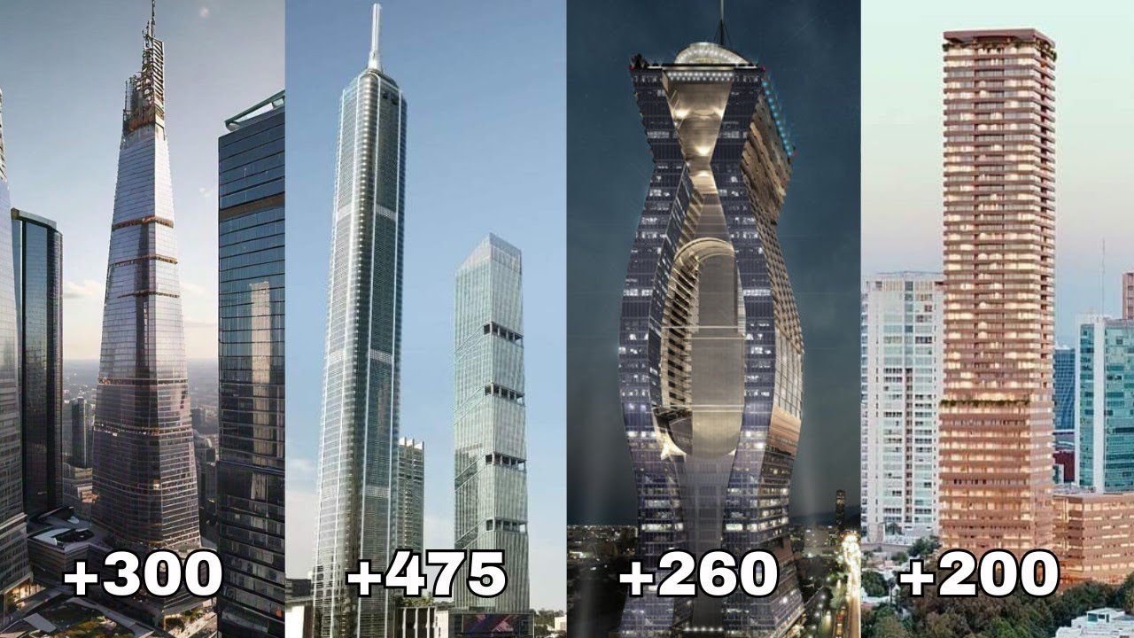 GIGANTES DEL FUTURO: Los 10 Rascacielos más altos de MÉXICO en Construcción