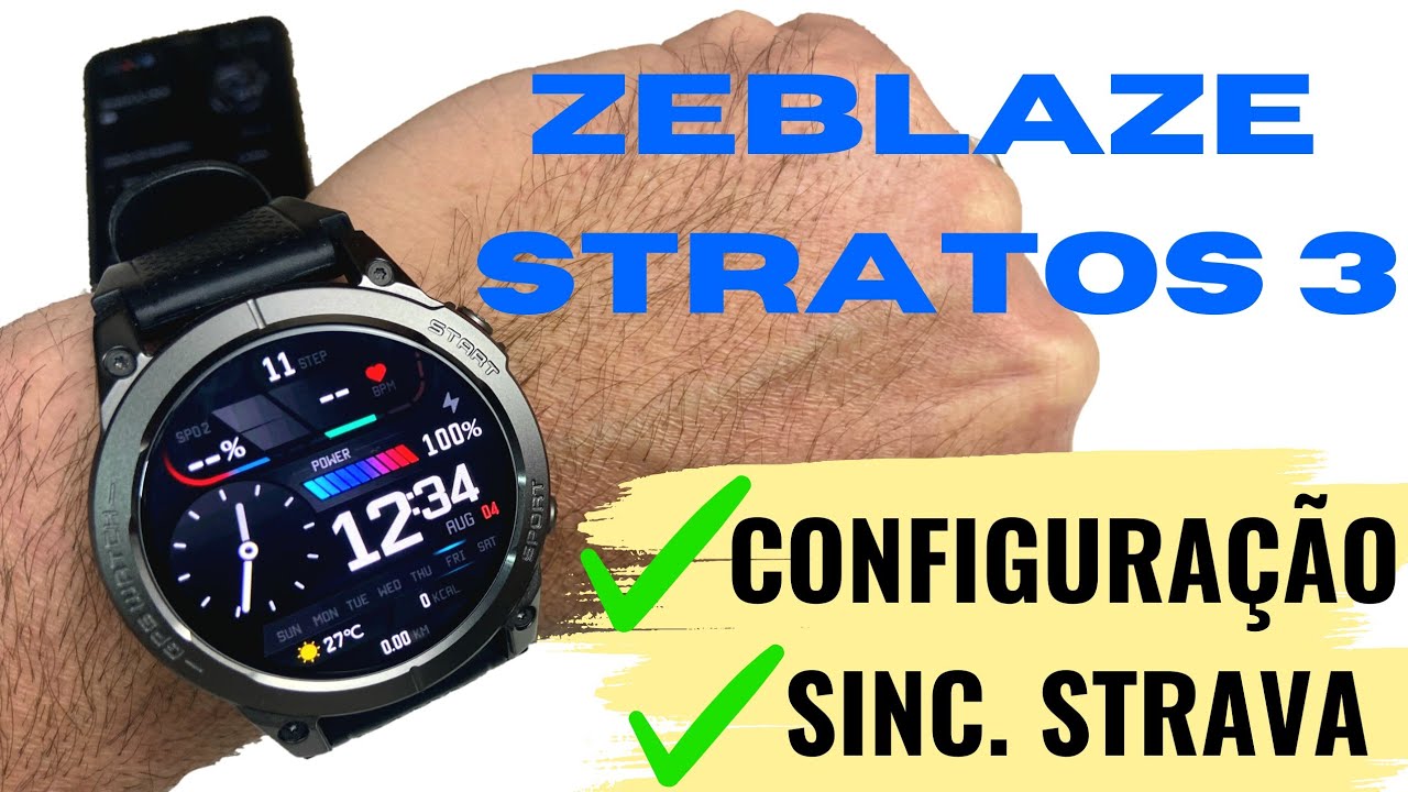 COMO FAZER A CONFIGURAÇÃO COMPLETA PARA RECEBER NOTIFICAÇÕES, GPS, SINCRONIZAR COM STRAVA E MAIS.