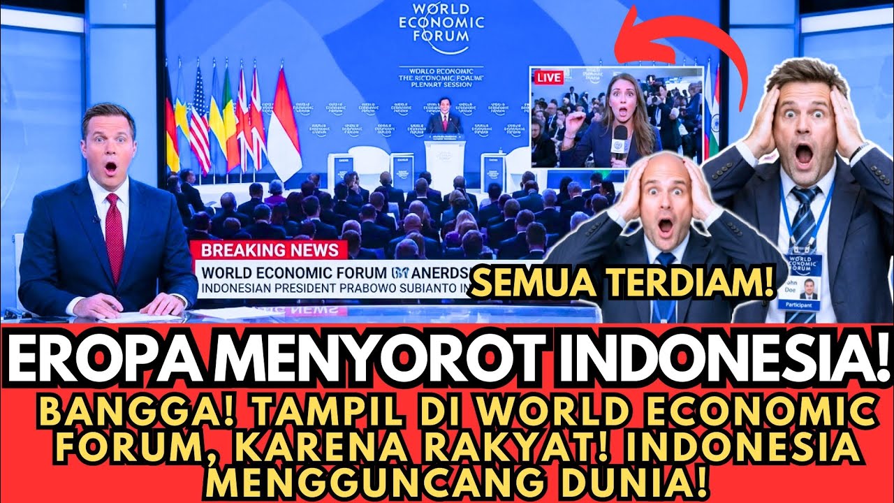 EROPA MULAI GELISAH! Indonesia Angkat Suara di Forum Ekonomi Dunia!