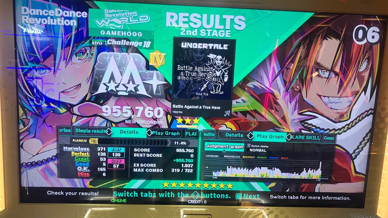 DDR World Battle Against a True Hero CDP 955k