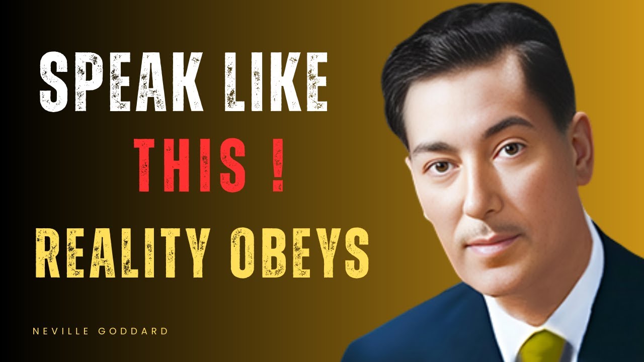 Your Words Are ECHOES | Once You Learn to Speak Like Neville Goddard Did, Reality Cannot Resist