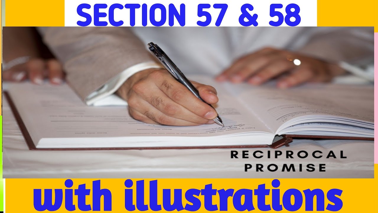 Sec 57 & 58 of Contract Act, 1872 I Legal & illegal Part of  Reciprocal Promises