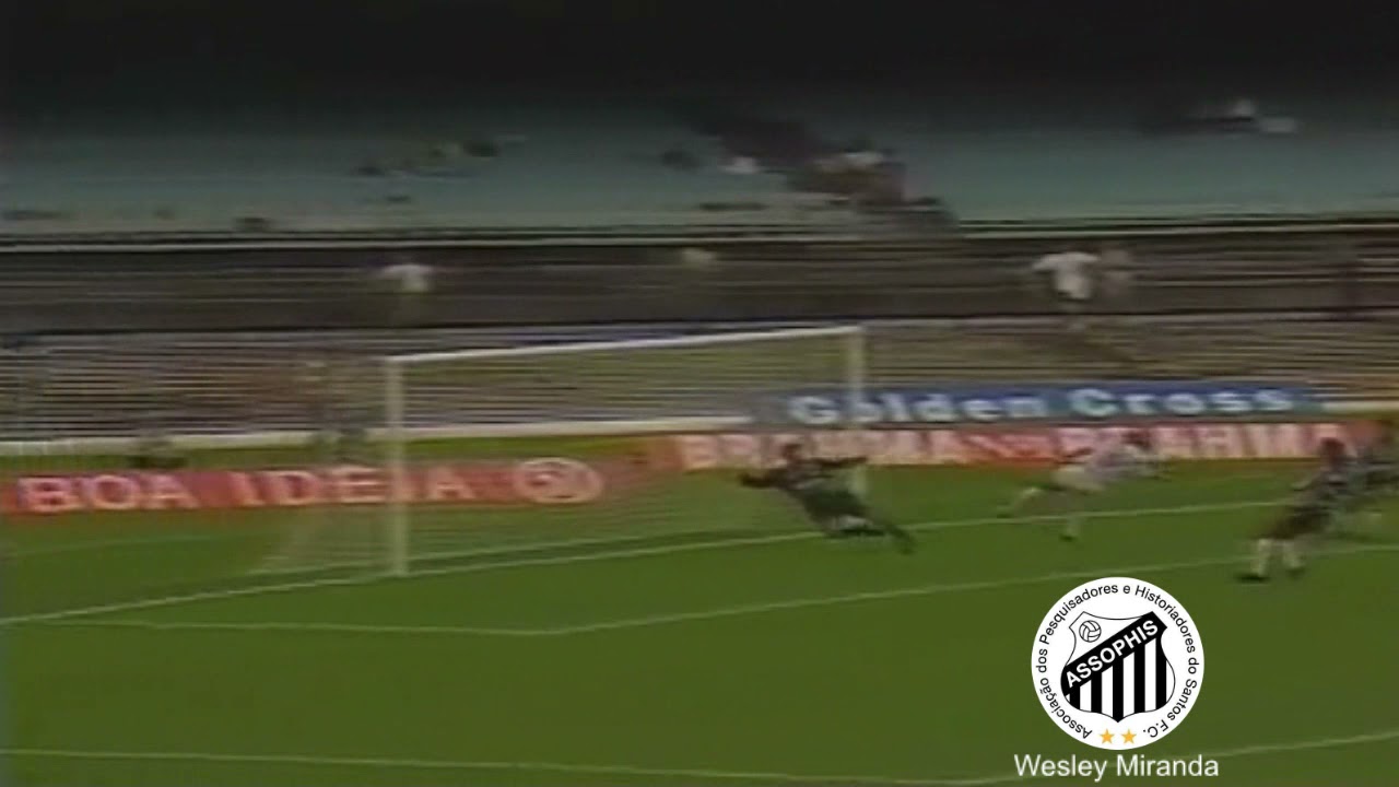 Botafogo 0 x 3 Santos - 23/03/1991 - Hat-trick de Paulinho McLaren